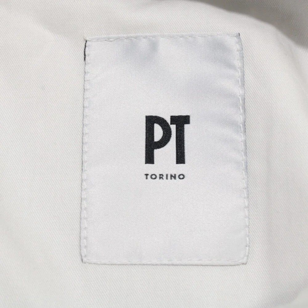 PT Torino NWT Dress Pants 48 (US 32) Slim Fit in Green Check Wool Blend